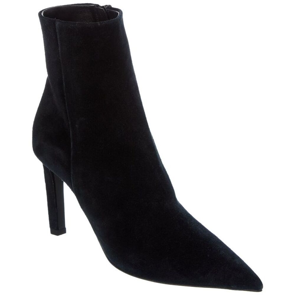 Jimmy Choo Frankie Ab 85 Suede Bootie, Black